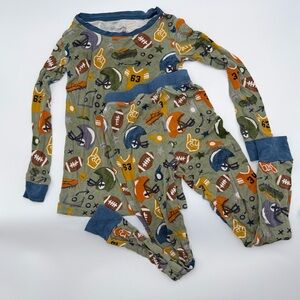 Little Sleepies Football Long Sleeve Pajama Set